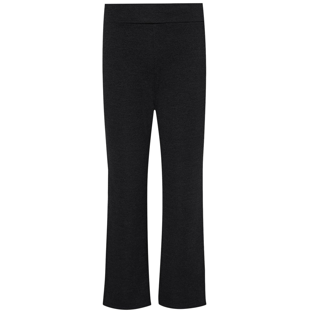Girls’ Jersey Pull-Up Trousers | Smart School Pants | Soft Stretch Elastic Waist | Comfortable Everyday Wear