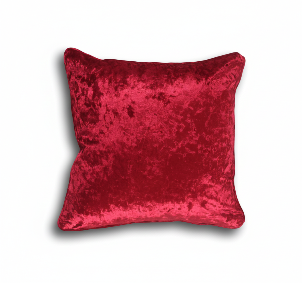Luxury Crushed Velvet Cushion Covers – Soft Decorative Pillow Cases  | Multiple Colours Available