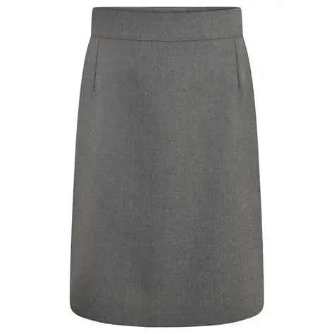 Girls’ Knee Length Pencil Skirt | Smart School Uniform Skirt | Stretch Scuba Fabric | Elastic Waist, Comfortable Fit