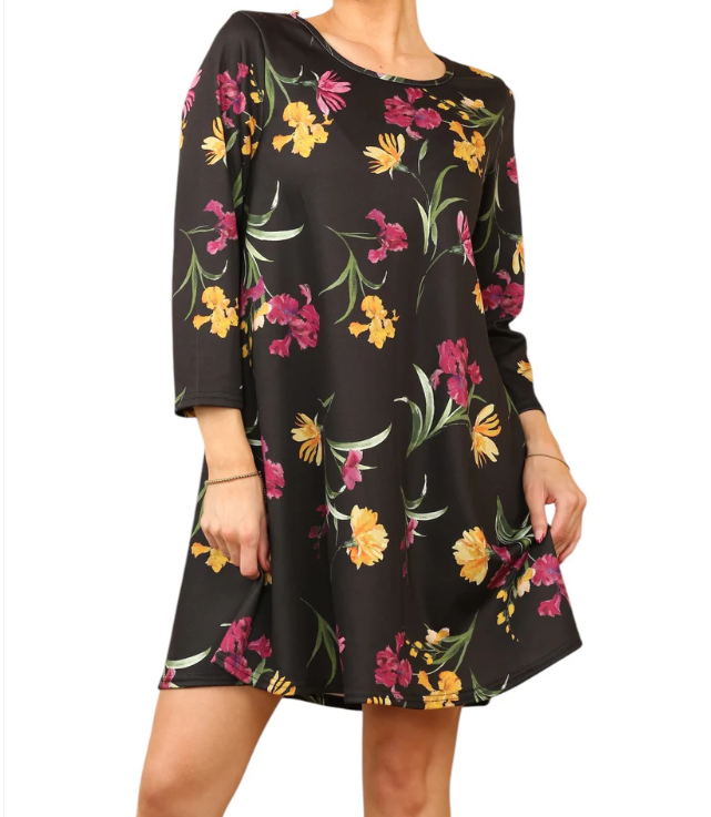 Women’s Loose Swing Tunic Dress – Stylish & Comfortable