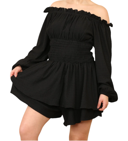 Women's Ruched Off-Shoulder Bodycon Dress