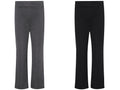 Girls’ Jersey Pull-Up Trousers | Smart School Pants | Soft Stretch Elastic Waist | Comfortable Everyday Wear